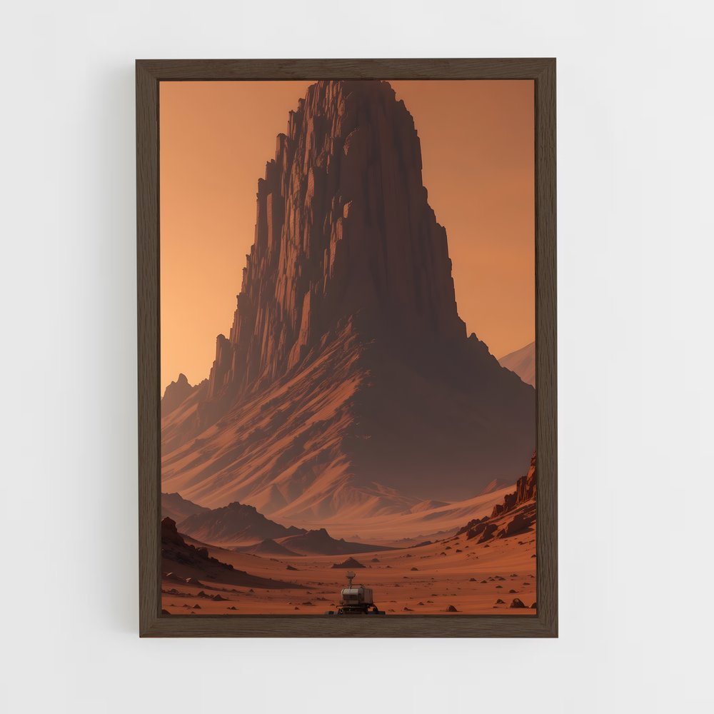 Poster splendide Mont Olympus – affiche Système solaire (vue 5)
